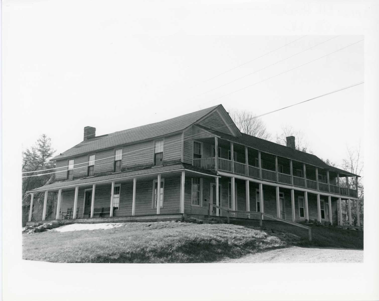 Banner Elk Hotel - Front and West Elevations.  View Southeast  (April 2000)