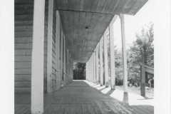 Banner Elk Hotel - Porch at west wing.  View:  South
