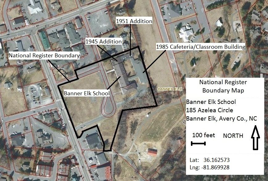 Banner Elk School - Property Map