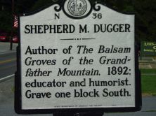 Shepherd M Dugger - Avery County, North Carolina
