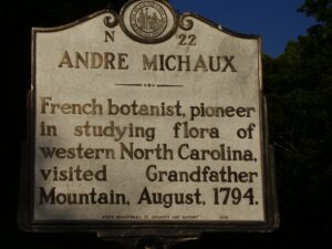 Andre Michaux Historical - Linville, Avery County, North Carolina Marker